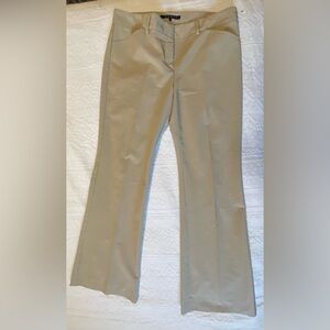 Theory Size 10 Low Rise Tan Trousers 30” inseam